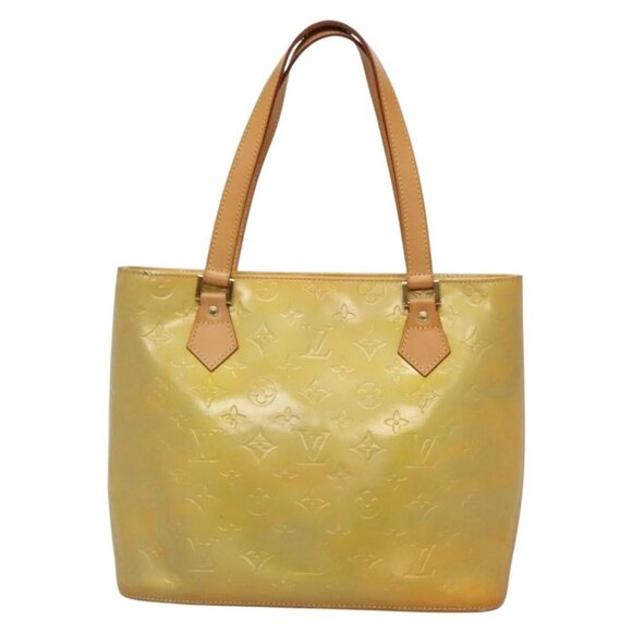 LOUIS VUITTON Monogram Vernis Houston Hand Bag Gris M91053 LV Auth ki5812 - Picture 2 of 16